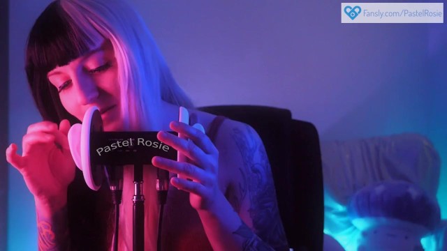SFW ASMR with Pastel Rosie - Cozy Rainy Day Ear Attention and Relaxing Massage from Your Egirl Girlfriend
